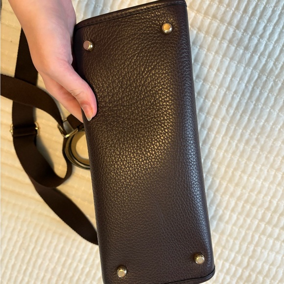 Coach Brown and Burgundy Crossbody Bag - Picture 2 of 4